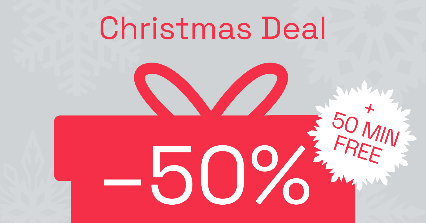 LALAL AI Christmas Deal 500 Minute Pack 50 Minute Gift