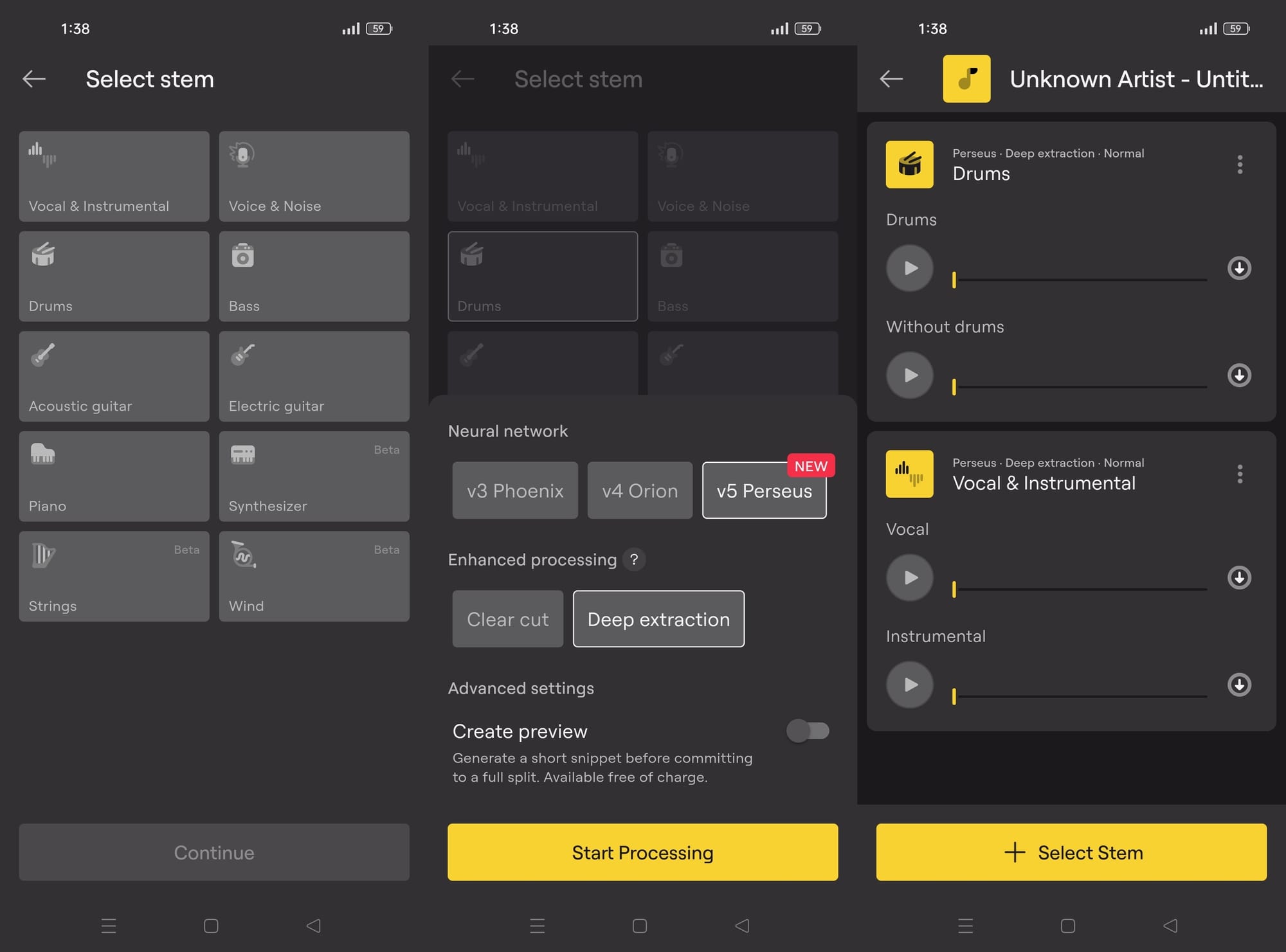 New Feature in LALAL.AI Mobile: Extract Multiple Stems from One Upload