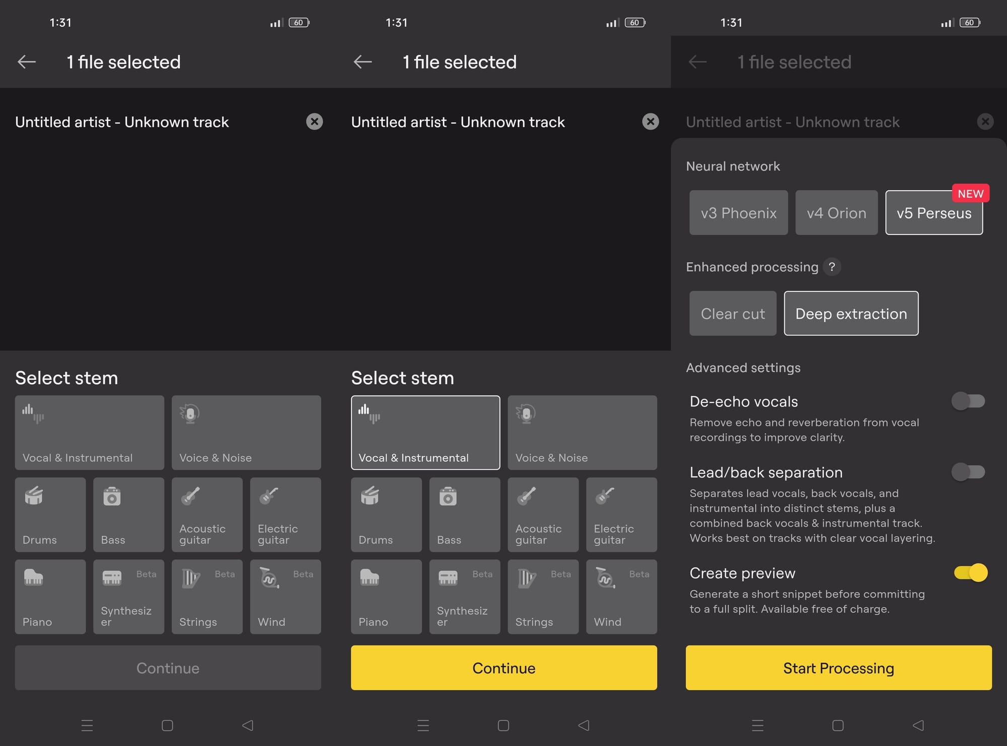 New Feature in LALAL.AI Mobile: Extract Multiple Stems from One Upload