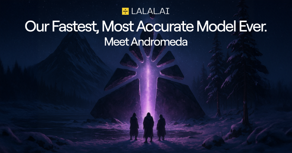 LALAL.AI Introduces Andromeda: The Next Generation of Audio Source Separation