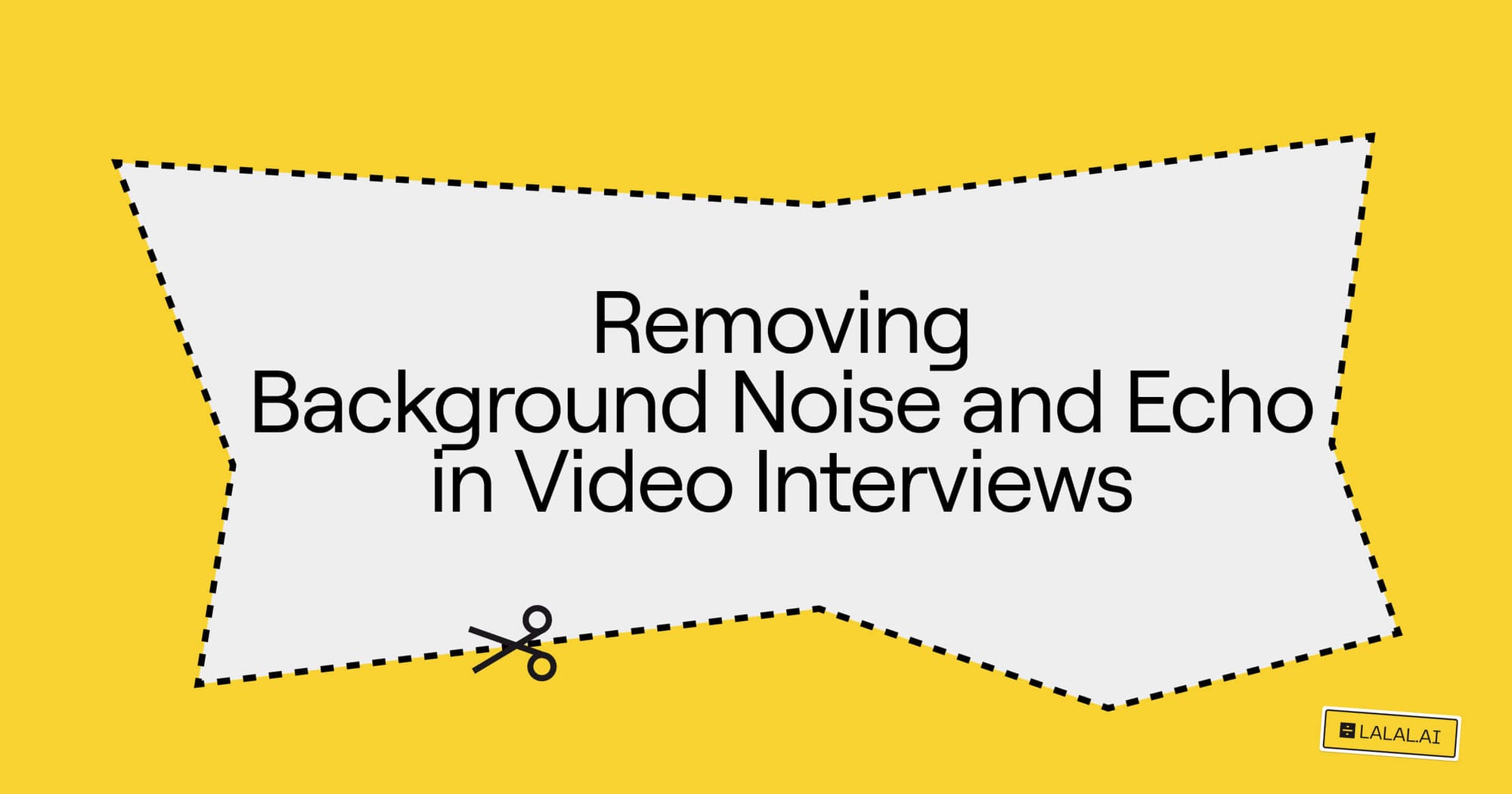 How to Remove Background Noise and Echo in Video Interviews