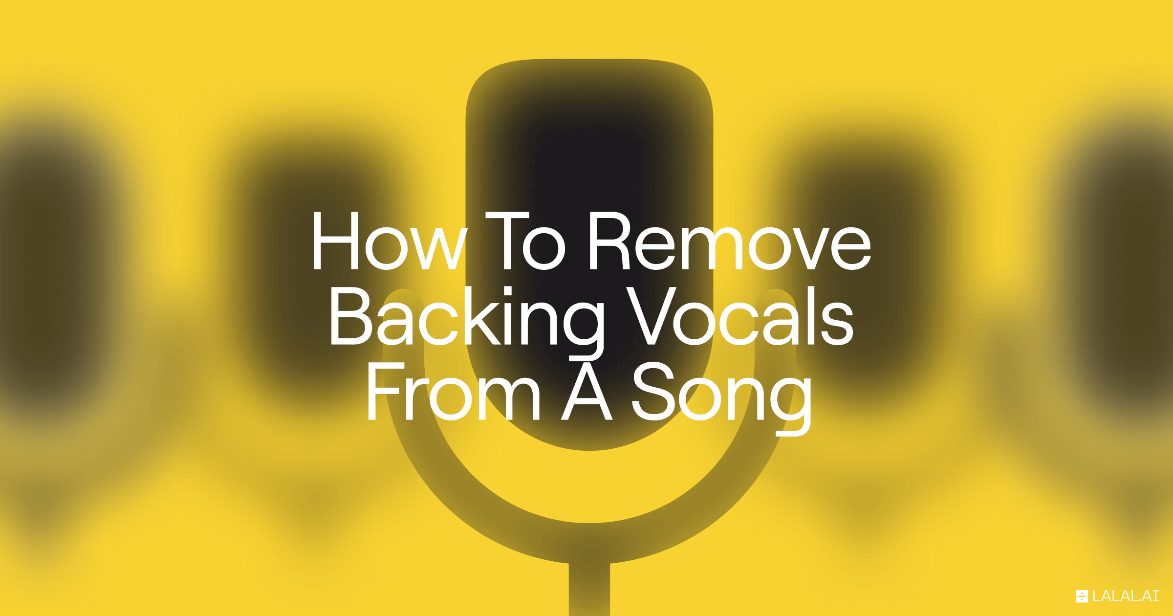 How to Remove Backing Vocals From a Song Without Ruining the Mix