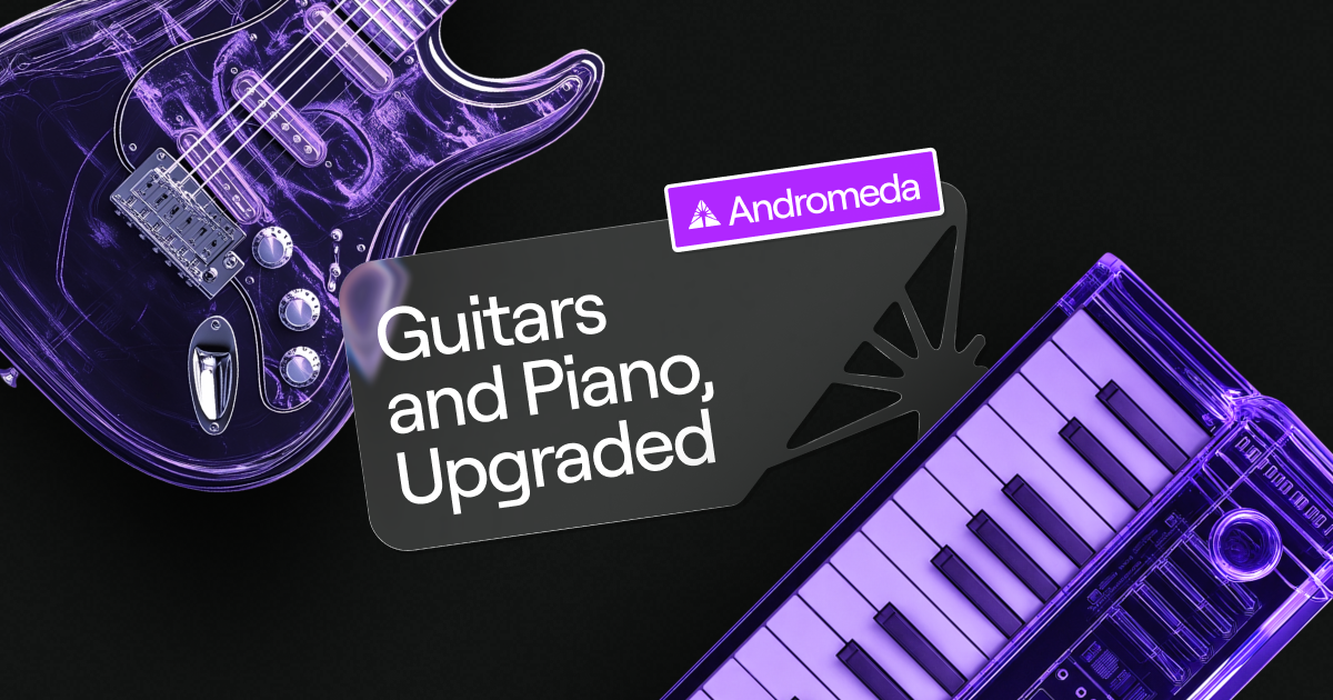 LALAL.AI’s Andromeda Gets Guitars and a Cleaner Piano Stem