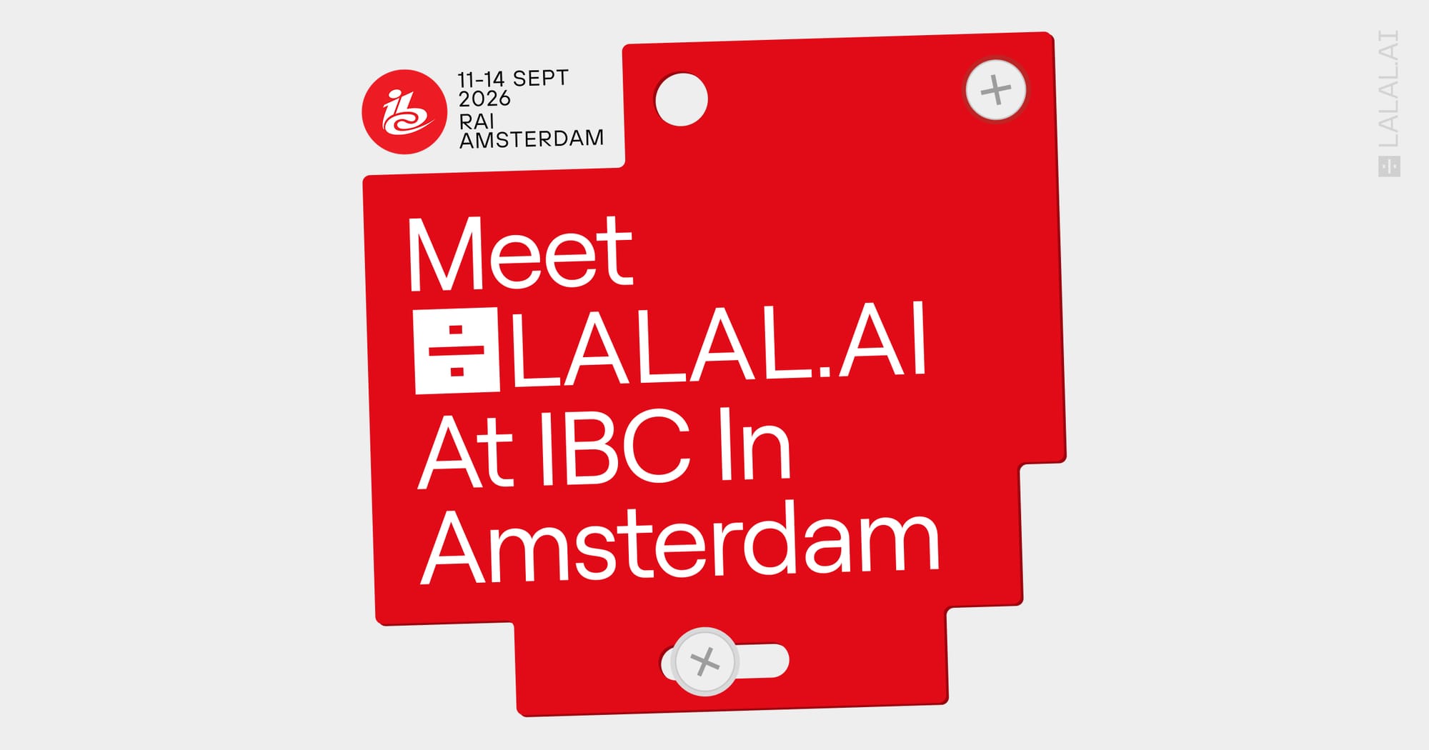 LALAL.AI Is Heading to IBC2026: A Visitor's Guide to Meeting Us in Amsterdam